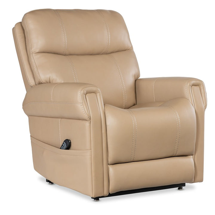 RC - Carroll Power Recliner With Power Headrest, Lumbar & Lift - Beige