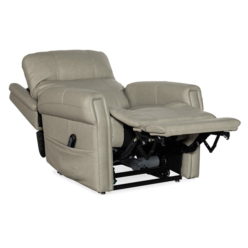 RC - Carroll Power Recliner With Power Headrest And Lumbar - Gray