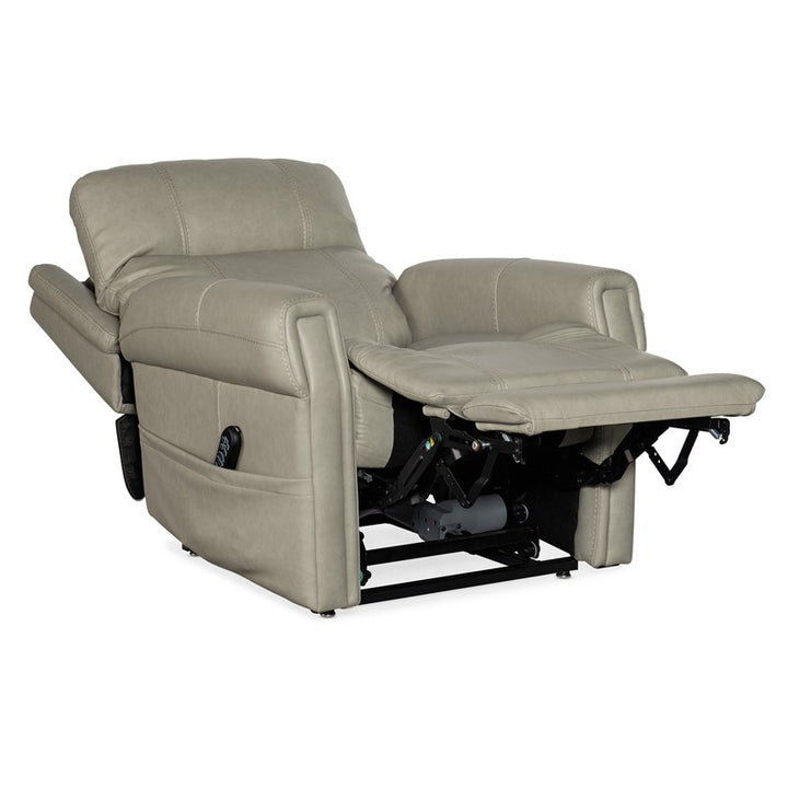 RC - Carroll Power Recliner With Power Headrest And Lumbar - Gray
