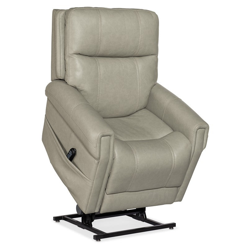 RC - Carroll Power Recliner With Power Headrest And Lumbar - Gray