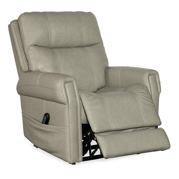 RC - Carroll Power Recliner With Power Headrest And Lumbar - Gray