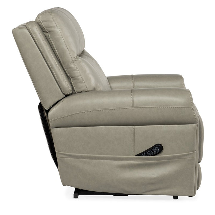 RC - Carroll Power Recliner With Power Headrest And Lumbar - Gray