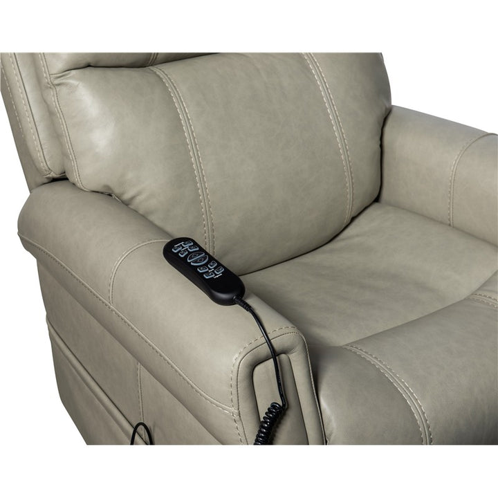 RC - Carroll Power Recliner With Power Headrest And Lumbar - Gray