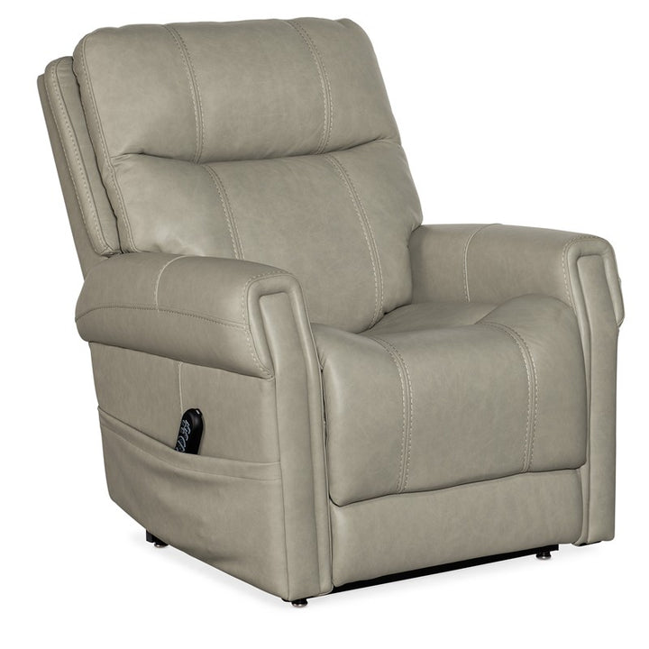 RC - Carroll Power Recliner With Power Headrest And Lumbar - Gray