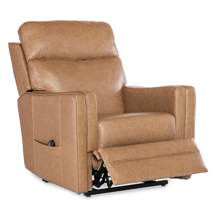 RC - Thyme Power Recliner With Power Headrest, Lumbar, And Lift - Light Brown