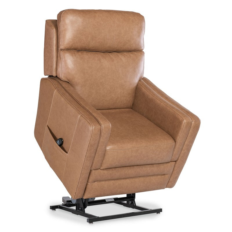 RC - Thyme Power Recliner With Power Headrest, Lumbar, And Lift - Light Brown