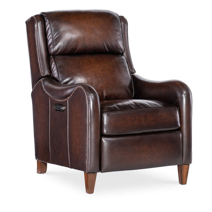 RC - Carrington Power Recliner With Power Headrest - Dark Brown