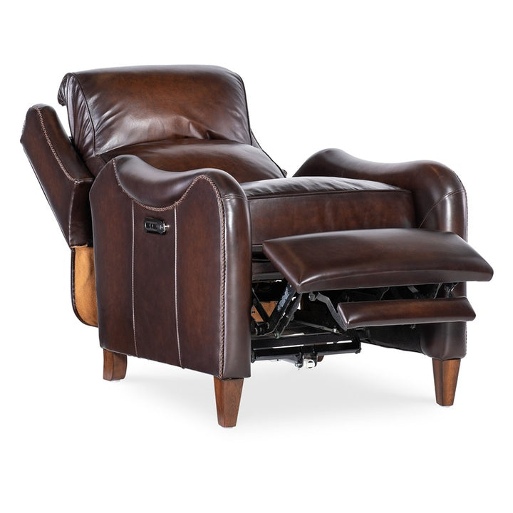 RC - Carrington Power Recliner With Power Headrest - Dark Brown