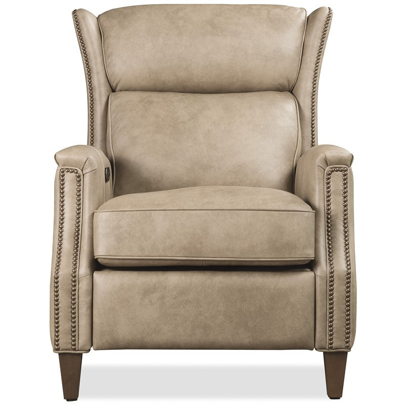 Lansing - Power Recliner With Power Headrest - Beige