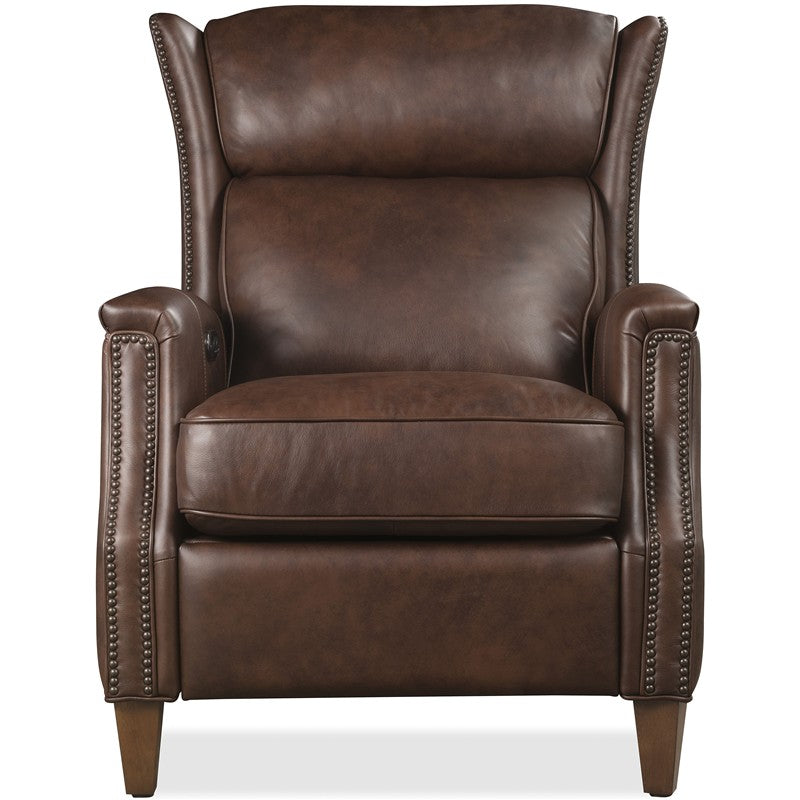 Lansing - Power Recliner With Power Headrest - Brown