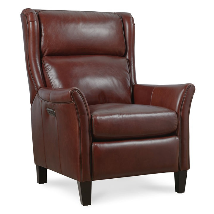 RC - Henley Power Recliner With Power Headrest - Dark Brown