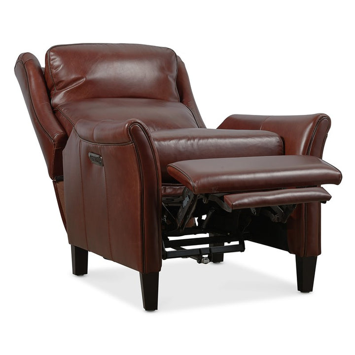 RC - Henley Power Recliner With Power Headrest - Dark Brown
