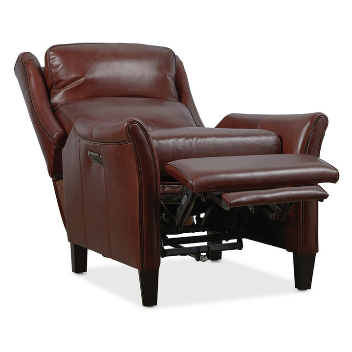 RC - Henley Power Recliner With Power Headrest - Dark Brown