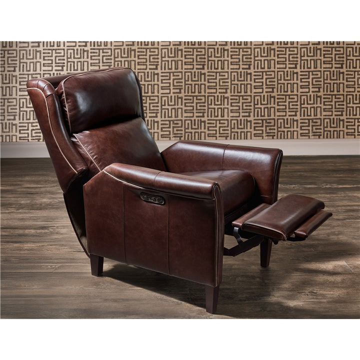RC - Henley Power Recliner With Power Headrest - Dark Brown