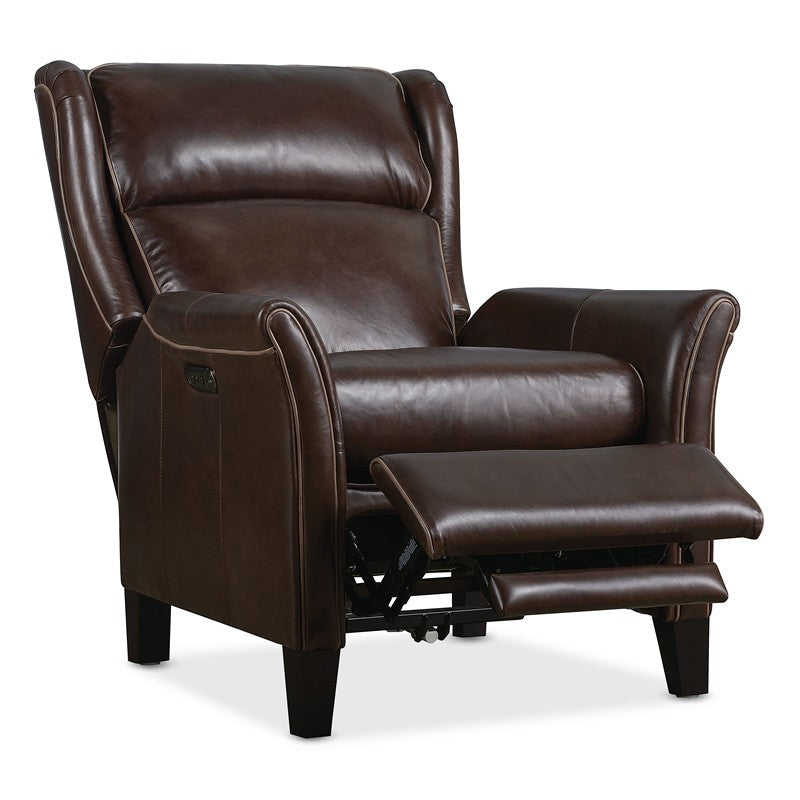 RC - Henley Power Recliner With Power Headrest - Brown