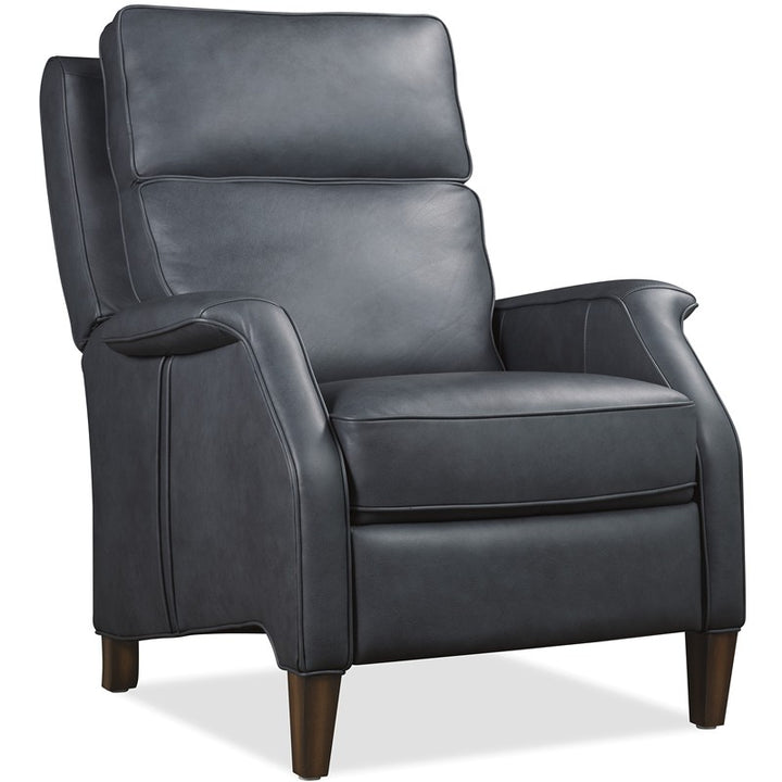 Wrenn - Power Recliner With Power Headrest - Blue