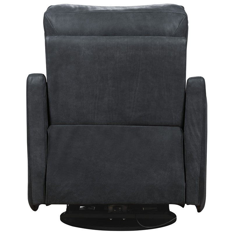 Lewis - Power Swivel Recliner - Black