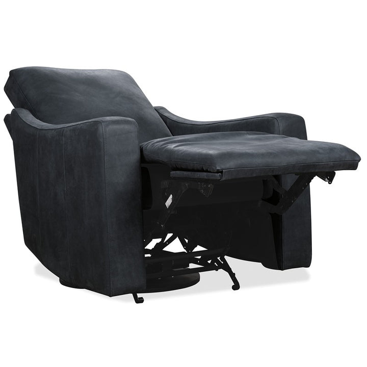 Lewis - Power Swivel Recliner - Black