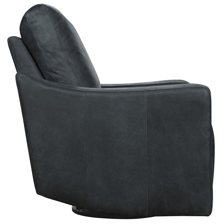 Lewis - Power Swivel Recliner - Black