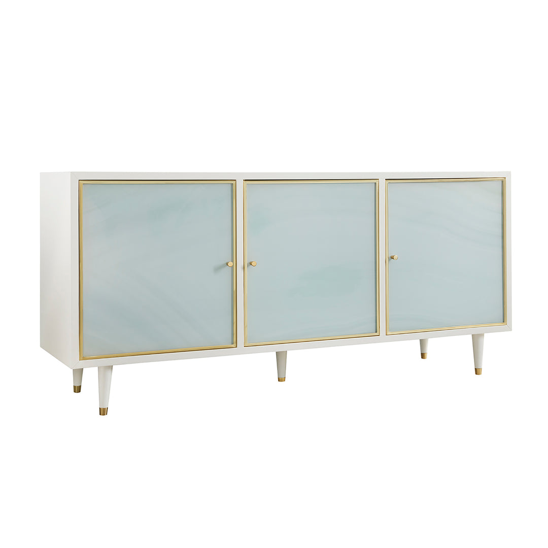 Seaglass Three Door Credenza