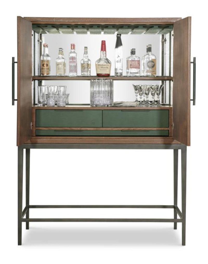 Scheffer Bar Cabinet - Evergreen