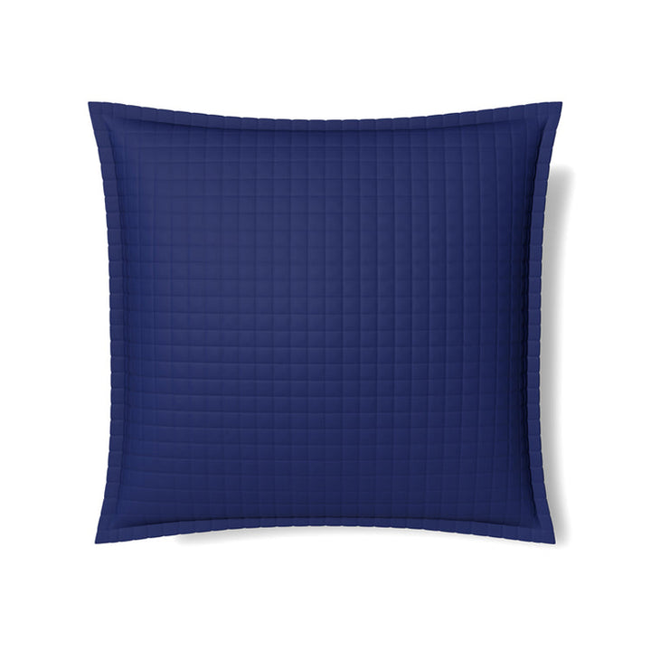 Ready To Bed 2.0 Quilted Navy Euro Sham