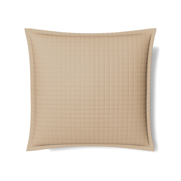 Ready To Bed 2.0 Quilted Taupe Euro Sham