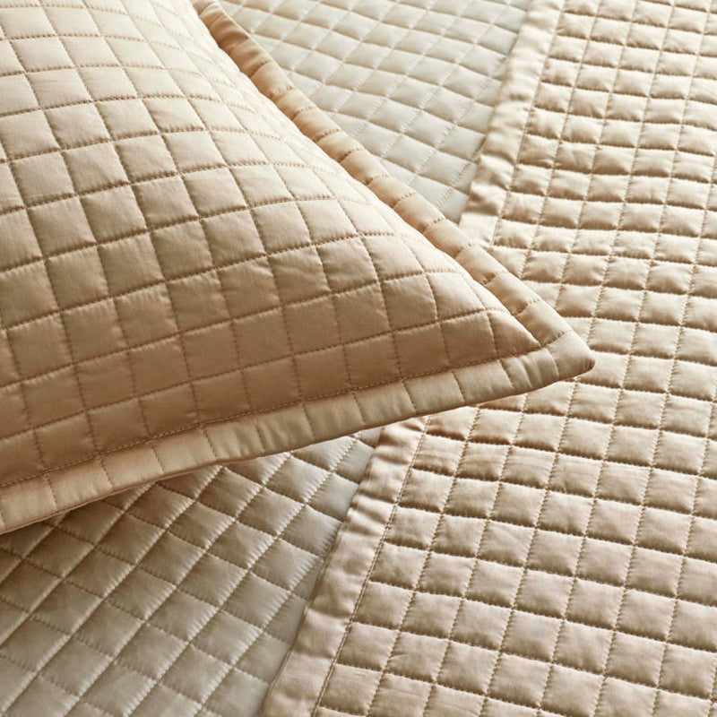 Ready To Bed 2.0 Quilted Taupe Euro Sham
