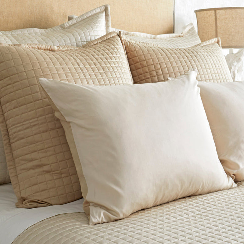 Ready To Bed 2.0 Quilted Taupe Euro Sham