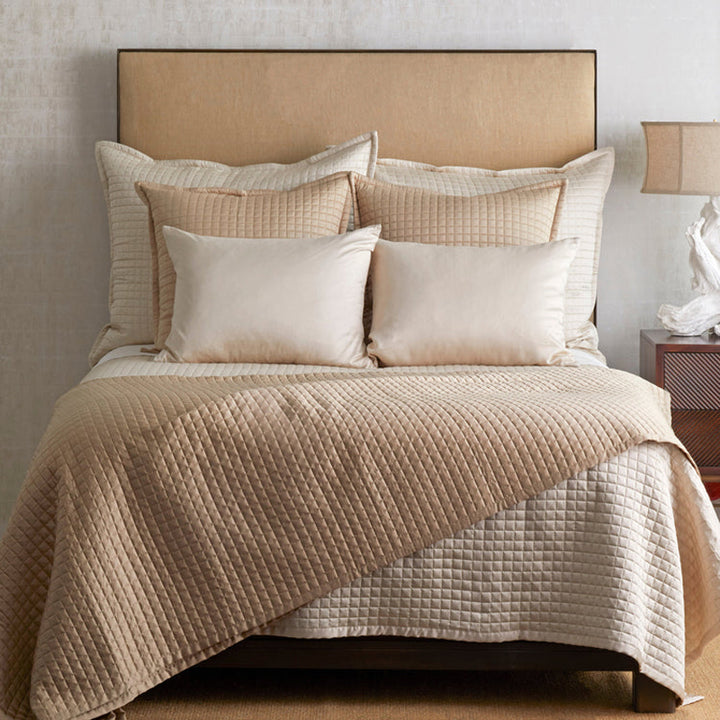 Ready To Bed 2.0 Quilted Taupe Euro Sham