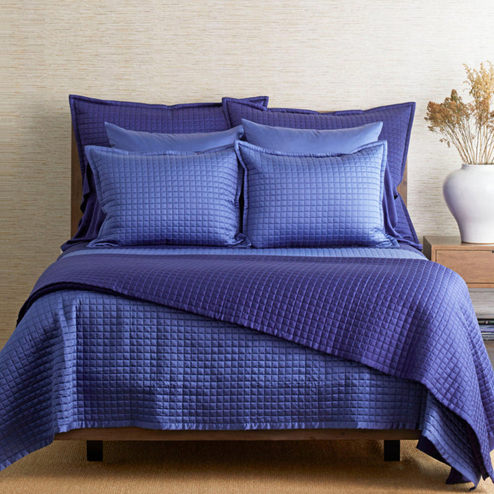 Ready To Bed 2.0 Quilted Navy Standard Sham