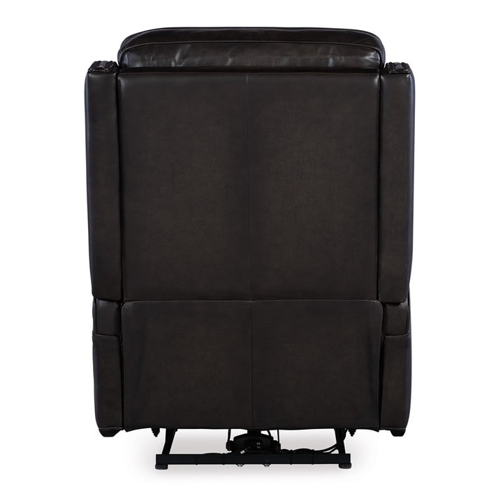 SS - Hamilton Power Recliner With Power Headrest - Dark Brown