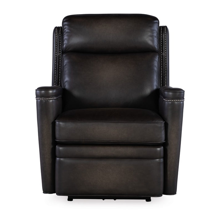 SS - Hamilton Power Recliner With Power Headrest - Dark Brown