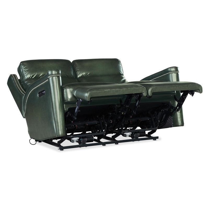 SS - Hamilton Power Loveseat With Power Headrest - Dark Green