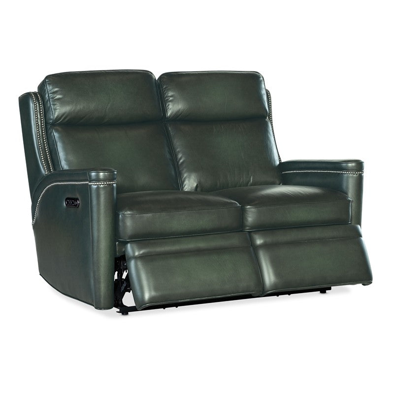 SS - Hamilton Power Loveseat With Power Headrest - Dark Green
