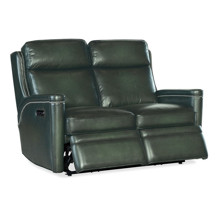 SS - Hamilton Power Loveseat With Power Headrest - Dark Green