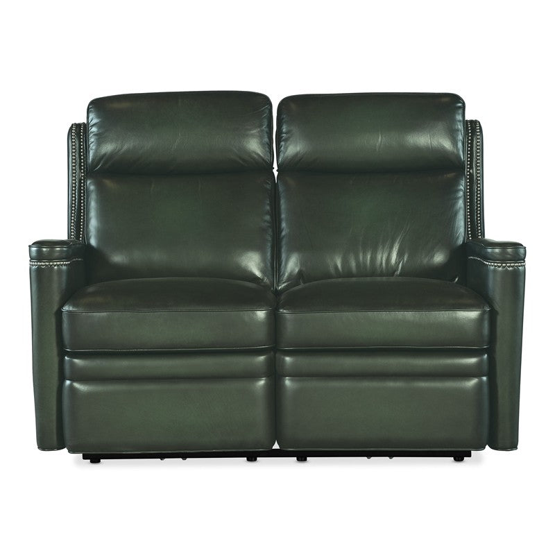 SS - Hamilton Power Loveseat With Power Headrest - Dark Green