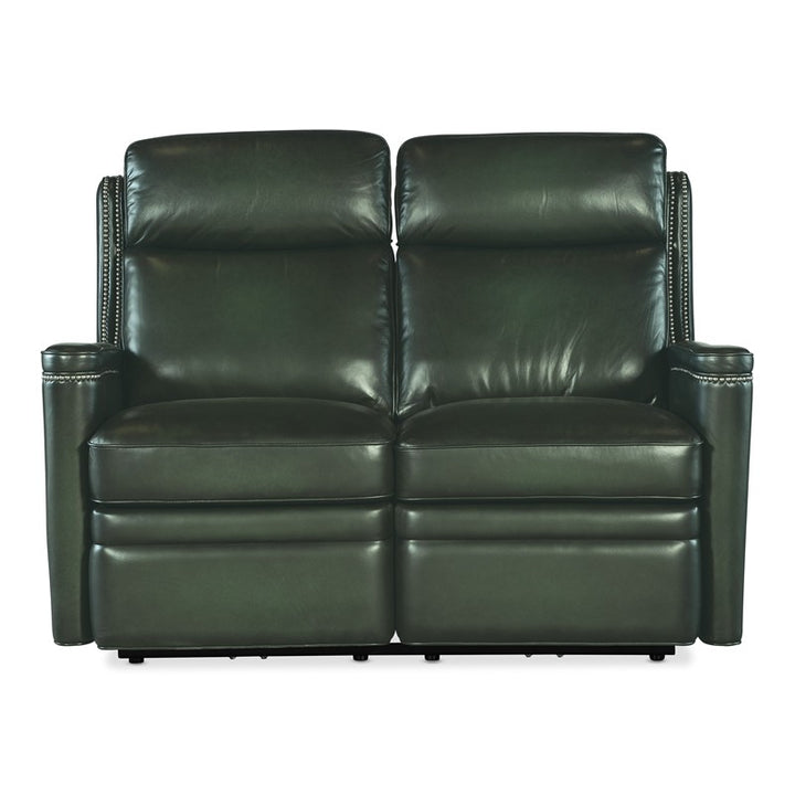 SS - Hamilton Power Loveseat With Power Headrest - Dark Green
