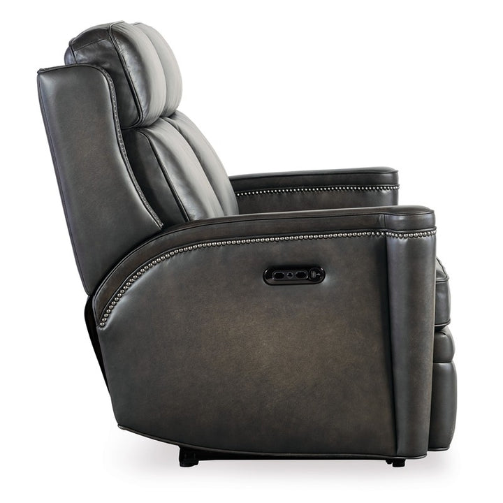 SS - Hamilton Power Loveseat With Power Headrest - Dark Brown