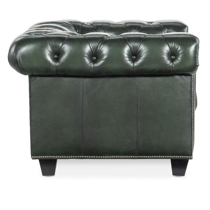 SS - Charleston Tufted Chair - Dark Green