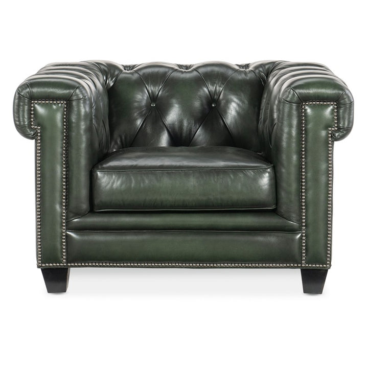 SS - Charleston Tufted Chair - Dark Green