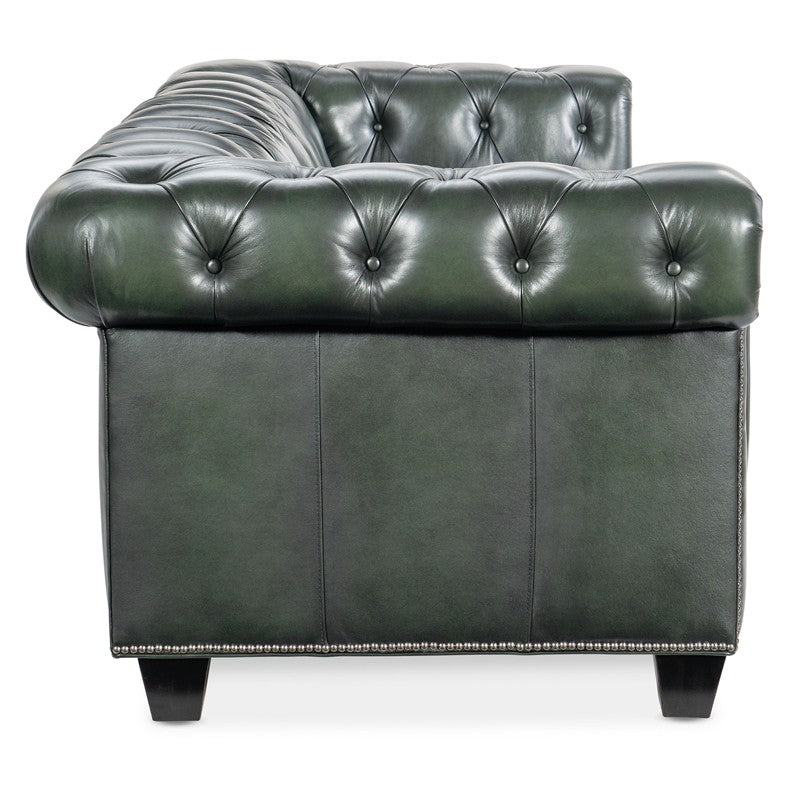 SS - Charleston Tufted Sofa - Dark Green