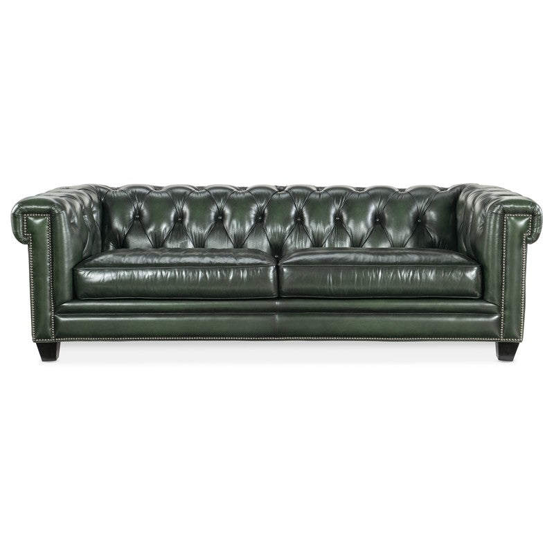 SS - Charleston Tufted Sofa - Dark Green