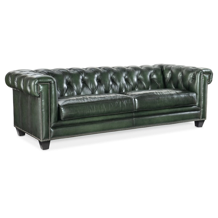 SS - Charleston Tufted Sofa - Dark Green