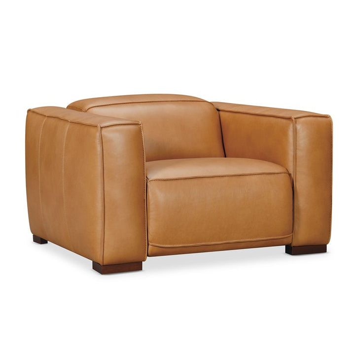MS - Fresco Power Recliner With Power Headrest - Light Brown
