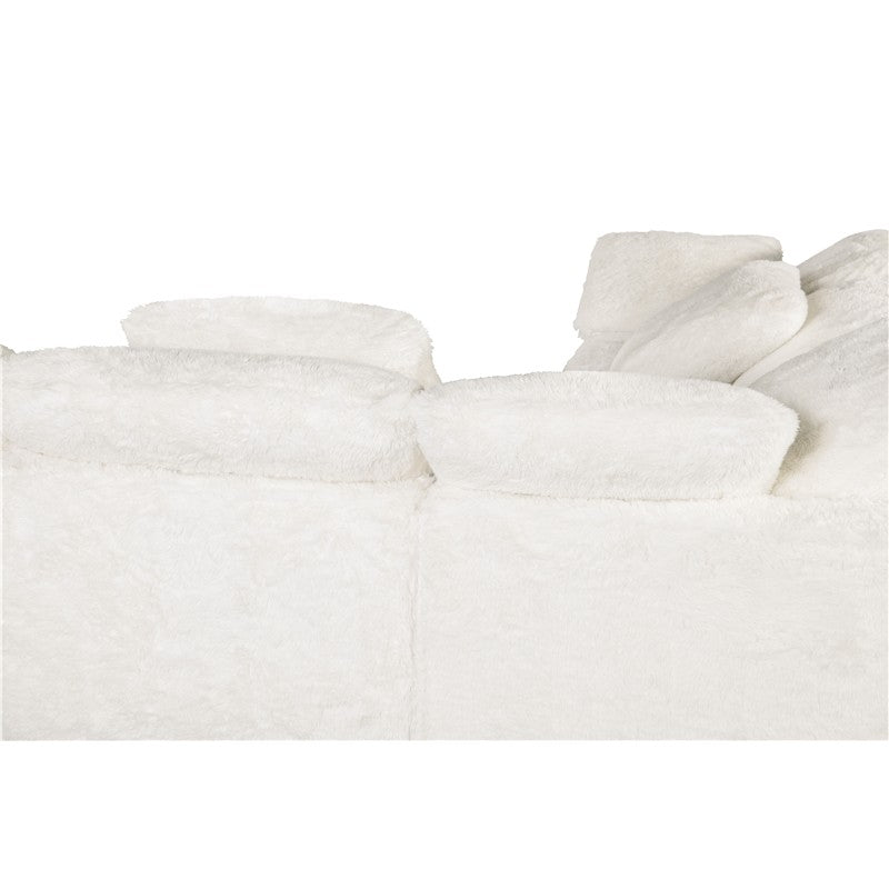 SS - Barefoot 4-Seat Sectional - White