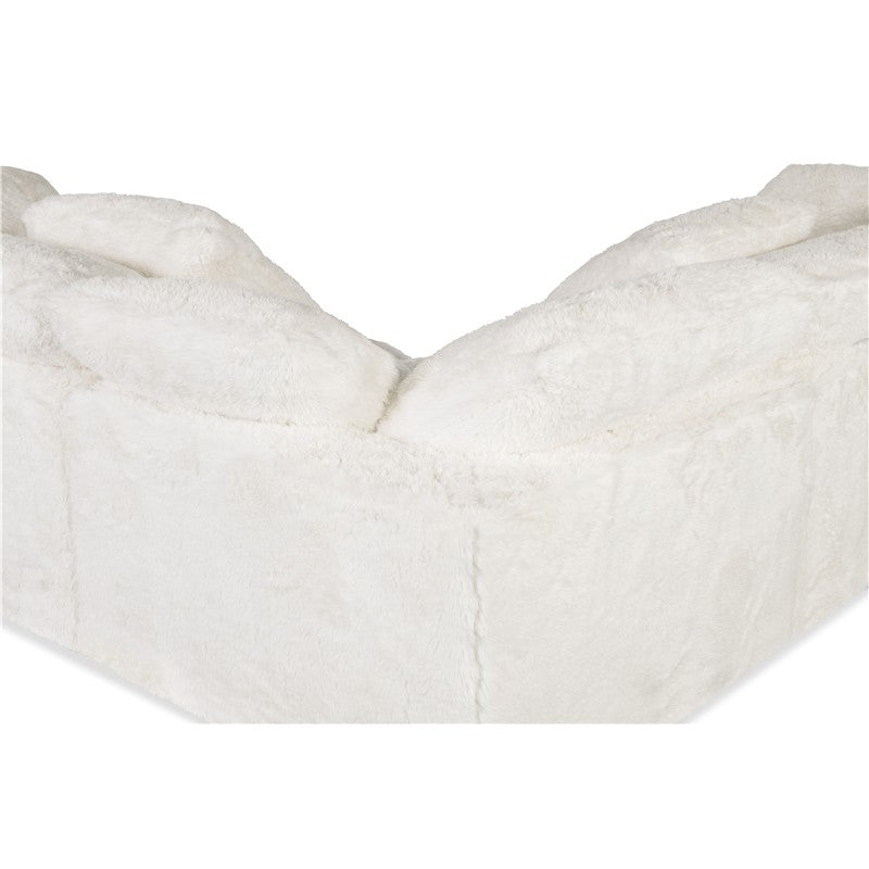 SS - Barefoot 5-Seat Sectional - White