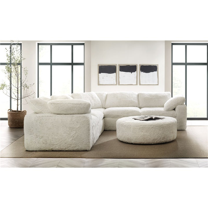 SS - Barefoot Ottoman - White