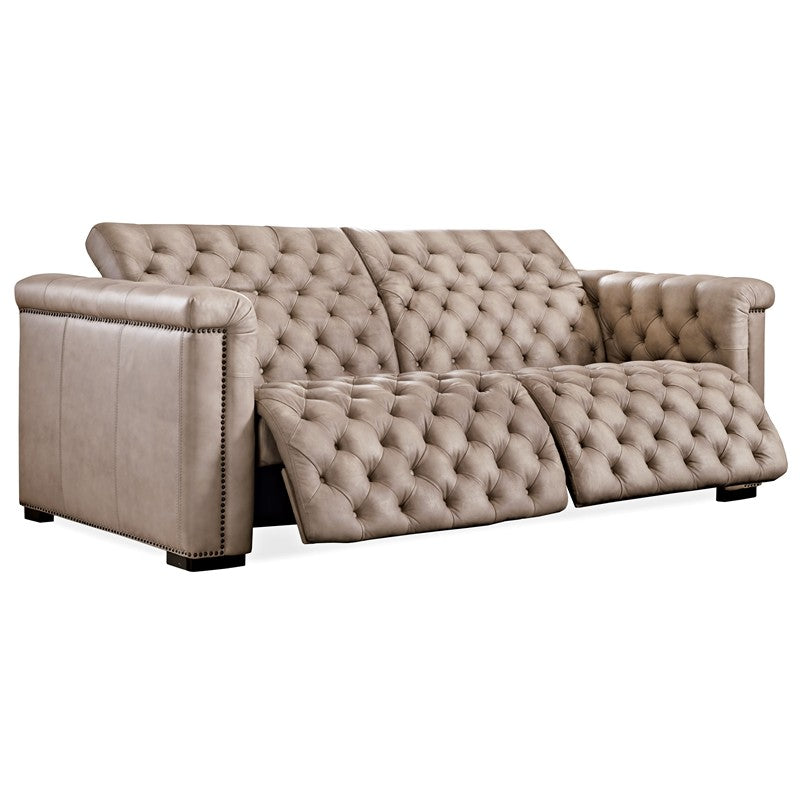 SS - Savion 1.5 LAF/RAF 2 Over 2 Sofa With Power Recline Power Headrest - Giovanni Taupe