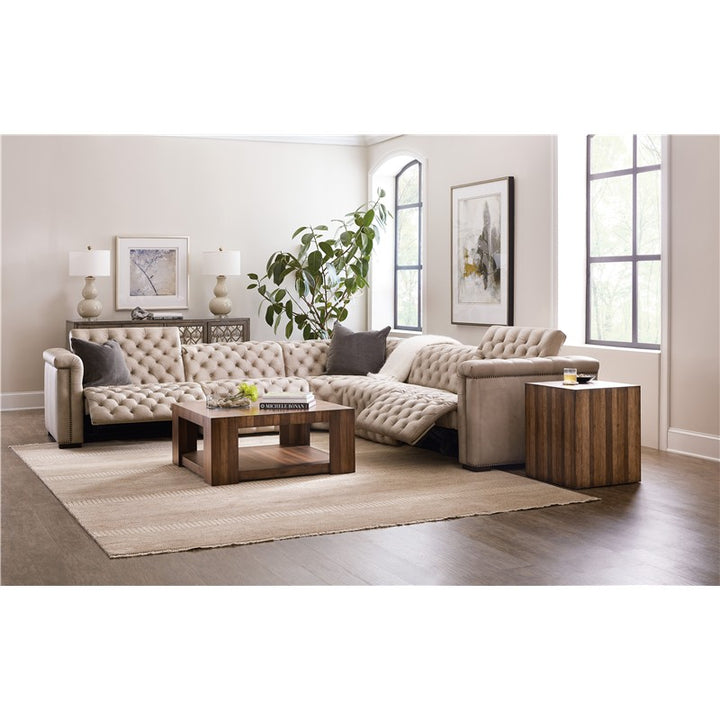 MS - Savion Grandier 5-Piece Power Headrest Sectional With 2 Power Recline